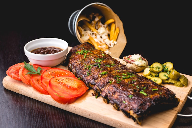 Grilled ribs