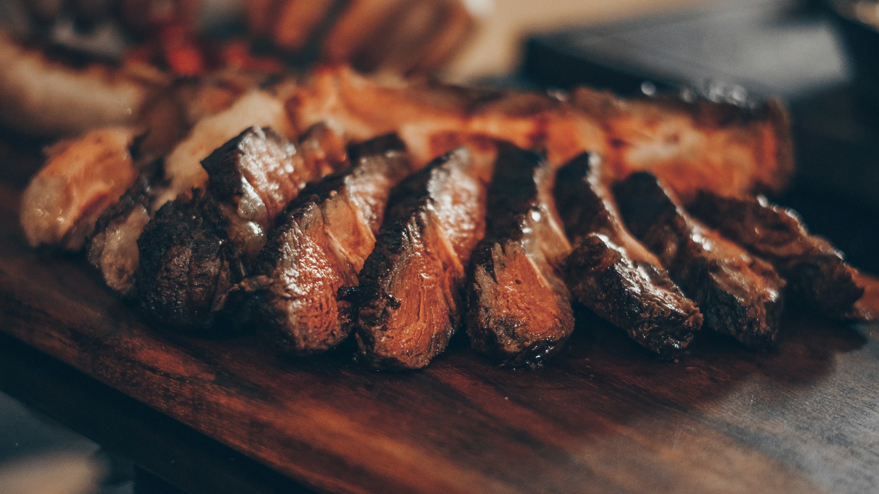 Grilled steak at Passaggio Steak House